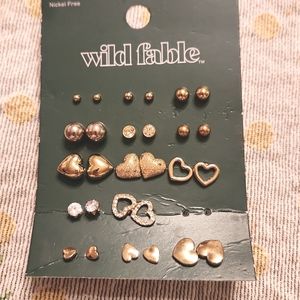 Wild Fable fashion earring lot of 14 pairs